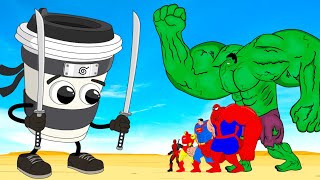 CAPPUCCINO ASSASSINO & DEADPOOL ORIGIN STORY! ITALIAN BRAINROT Cartoon Animation