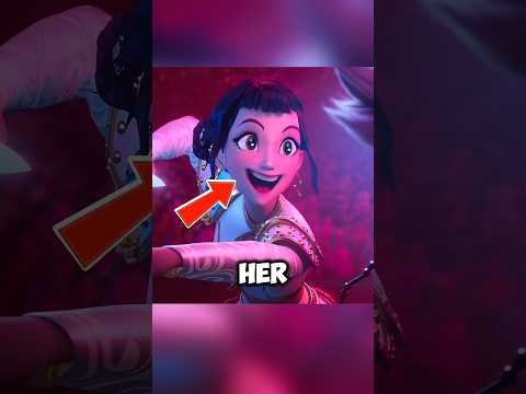 Zoey Saw Mystery Saja's face 🔥🥹 | Kpop Demon Hunters #shorts #kpopdemonhunters
