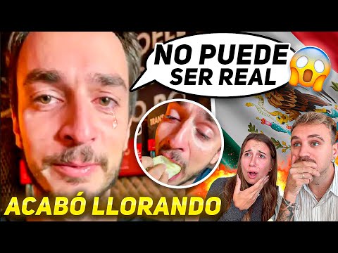 ACABÓ LLORANDO al PROBAR TACOS CALLEJEROS por PRIMERA VEZ en MÉXICO 😭🇲🇽 **increíble**