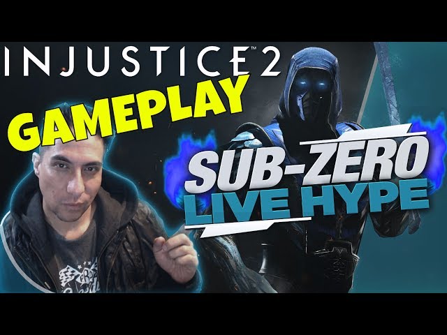 PS4!!! INJUSTICE 2 SUB-ZERO PS4 GAMEPLAY LIVE! HE'S HERE!