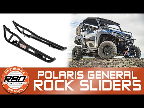 Polaris General 1000 Rock Slider/Nerf Bars | Protect Your Polaris General 1000 by Razorback Offroad™
