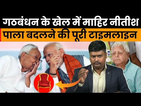 नीतीश कुमार की राजनीति: कब-कब बदले गठबंधन और क्यों?Nitish Kumar's politics: When did the alliances