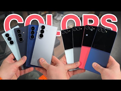 EVERY COLOR of Galaxy Z Fold 7 & Z Flip 7!