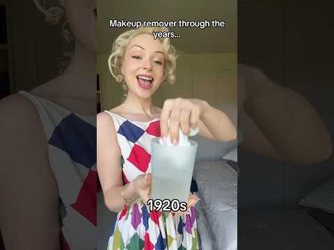 100 years of MAKEUP REMOVER!! 😳 #shorts