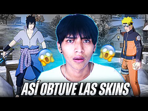 CONSEGUI LA SKIN DE NARUTO X FREE FIRE😱