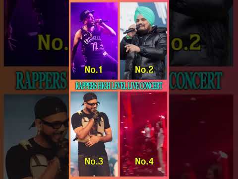 Rappers High Level Live Song || Battle By - Divine, Sidhu Moose Wala, King & Mc Stan ||