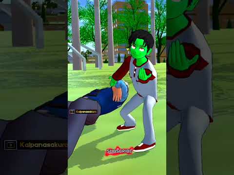 Hantu monster Bhoot Mio Dikejar Kuntilanak | Sakura School Simulator Ding Dong #shorts