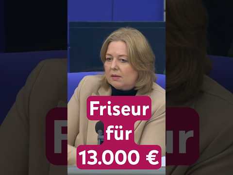 Ordnungsruf für die Wahrheit! Friseur bezahlt von Steuergeld! #politik #bundestag
