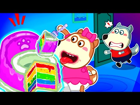 CAKE OR FAKE Challenge!  Funny Series And Healthy Habits for Kids 🤩 Wolfoo Kids Cartoon