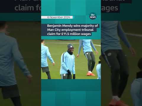 Benjamin Mendy wins majority of Man City employment tribunal claim for £11.5 million wages #itvnews