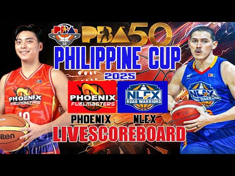 PBA LIVE ๐ด | PHOENIX SUPER LPG vs NLEX ROAD WARRIORS | Philippine Cup 2025 | Live Scoreboard