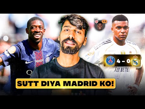 Vinicius & Mbappe Ne HAGG Diya | Psg Humbled Real Madrid 4-0 Club World Cup Semi-final | Divyansh