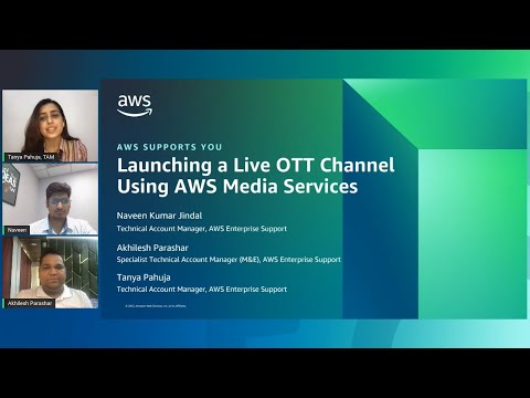 AWS Supports You | Launching Your Live OTT Channel With AWS MediaServices