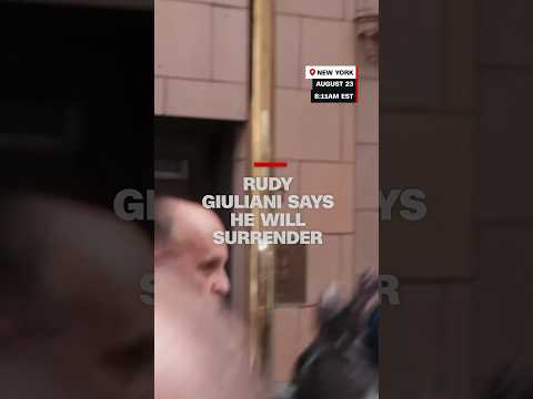 Rudy Giuliani says he will surrender
