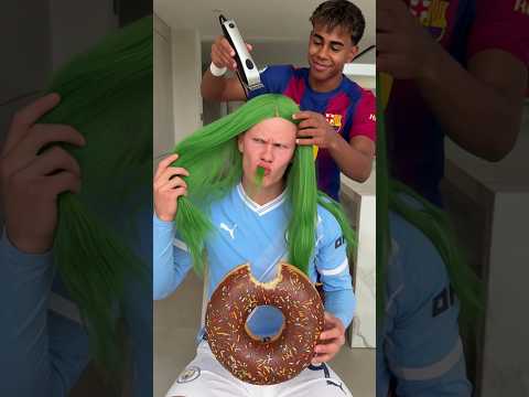 Haaland's New Haircut?😁💇‍♂️#haaland #football #footballshorts