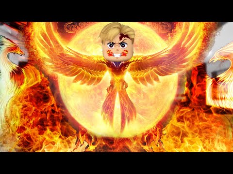 فيلم روبلوكس : ولد فقير بينقذ طائر العنقاء فونكس 🐦‍🔥 😱 وبيندمج معاه 🥶 طائر من نار 🔥