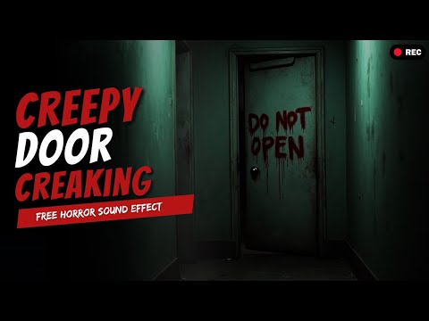 Creepy Door Creaking - Horror Sound Effect
