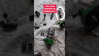 John Deere Tractor Hydraulic Leak Problem Part 2 /  Distributor Cleaning #sfjohndeereservice #reels