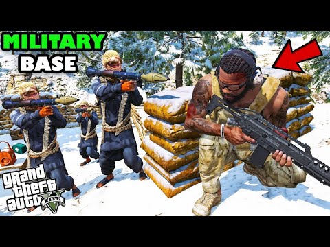 Franklin Army Fight Biggest Terrorist Group In Gta 5