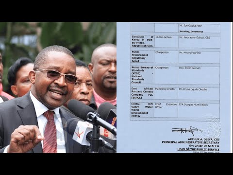 BREAKING NEWS: MWANGI WA IRIA JOINS BROAD BASED GOVERNMENT AFTER HIS APPOINTMENT BY PRESIDENT RUTO!