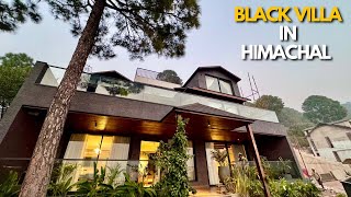 पहाड़ो में अपना घर ज़मीन के साथ | Most luxurious black theme villas for sale in Kasauli, Himachal