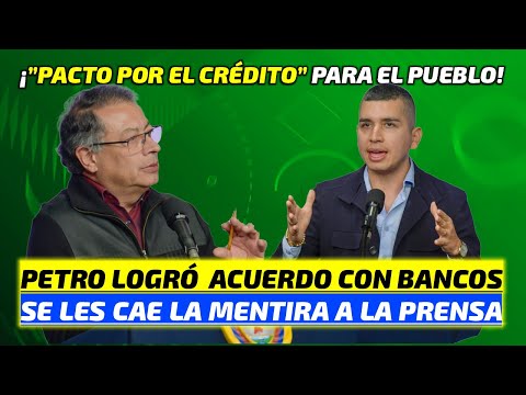 Y así se van quedando sin paja para desinformar - Petro y Banqueros logran acuerdo para el pueblo🥳