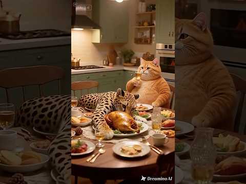 猫の動画サムネイル - [WARNING‼️] Never Accept Snacks from an Orange Cat‼️ #cat #猫 #funny #shorts