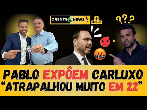 🛑 BOMBA: MARÇAL REVELA BRIGA COM CARLOS BOLSONARO, NA CAMPANHA DE 2022 #pablomarçal #bolsonaro