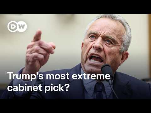 Donald Trump picks anti-vaccine conspiracy activist Robert Kennedy Jr. as Health Secretary | DW News