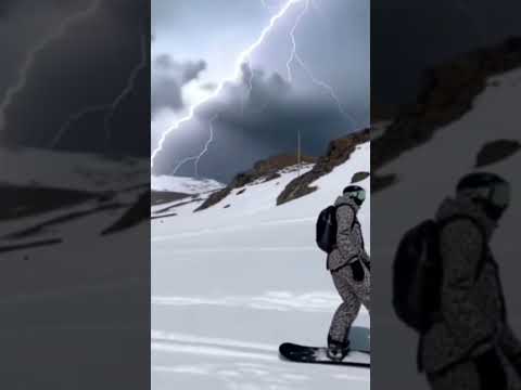 Embracing the storm as a lightning rider.
