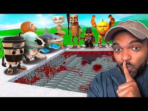 Je JETTE les BRAINROTS dans la DECHIQUETEUSE sur GMOD !