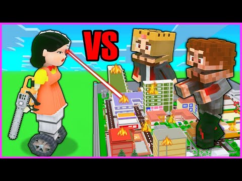 CANAVAR ARDA-RÜZGAR VS SQUİD KIZ! 😱 - Minecraft