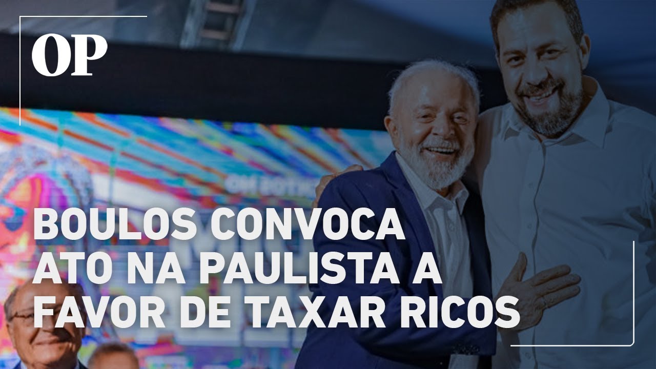 Boulos usa vídeo de IA para convocar ato na Paulista a favor da taxação dos super-ricos