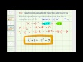 Understanding Quadratic Functions with Complex Zeros