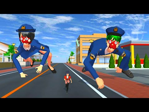 mio baru makan bakso mangkok malah dikejar momster polisi #sakuraschoolsimulator