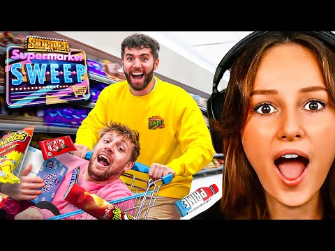 Freya Reacts to SIDEMEN SUPERMARKET SWEEP