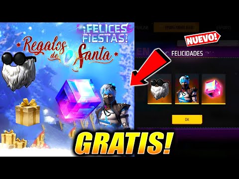 🔥 LLEGA AZUL ARTICO y CUBO MAGICO GRATIS en FREE FIRE NOVEDADES Y FELICES FIESTAS NAVIDAD 2024