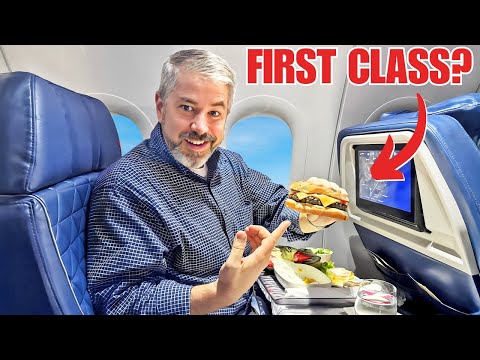 We Try Delta’s $400 FIRST CLASS Shake Shack Burger