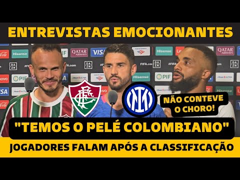 EMOCIONANTE! SAMUEL CHORA após VITÓRIA DO FLU CONTRA A INTERNAZIONALE! FLU QUER IR AINDA MAIS LONGE!