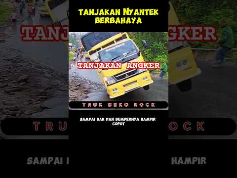 Truk dan Pickup Terguling di Tanjakan Maut #truk #truck #trukoleng