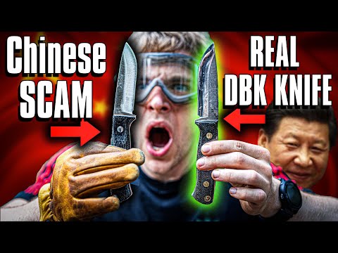 The Chinese Stole OUR KNIFE Design!? AliExpress DBK Bushcrafter....