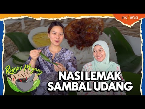 #ResipiMoyang - Nasi Lemak Udang Sambal Petai