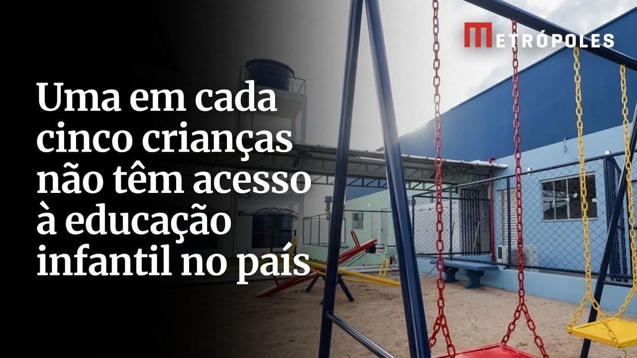 Uma em cada cinco crianças não têm acesso à educação infantil no país