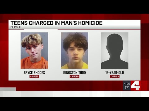 3 teenagers charged in shooting death of Dupo man