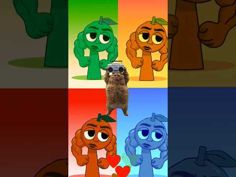 SPRUNKI 4Х💥COLOR #sprunki #funny #mem #shortvideo #sprunkiincredibox #coffindance #shorts #brainrot