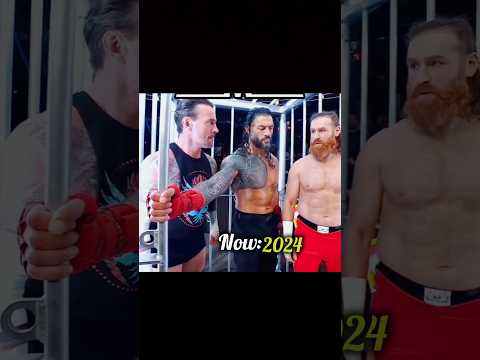 Roman Reigns Stops CM Punk 2024 vs 2022 💯 #wwe #romanreigns #cmpunk #wwewrestler #wrestling #shorts