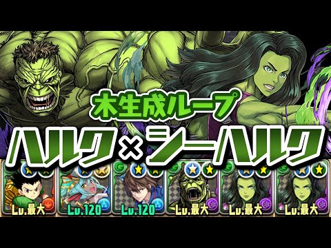 シーハルク×ハルクのループで未知の新星に挑んだ結果…【パズドラ】