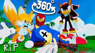 360° Sonic got Hit by a Train R.I.P Animation