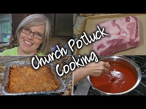 Church Pot Luck Cooking ~ Best BBQ and BBQ Sauce ever! And a Squash Casserole