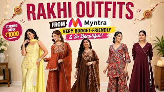 5 BEAUTIFUL & BUDGET-FRIENDLY RAKHI OUTFITS FROM MYNTRA 💗✨